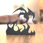 Ejderha Metal Masaüstü Dekoru