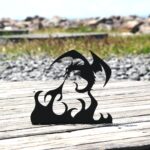 Ejderha Metal Masaüstü Dekoru