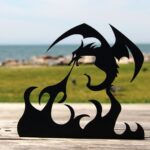 Ejderha Metal Masaüstü Dekoru