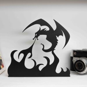 Ejderha Metal Masaüstü Dekoru