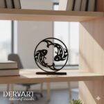 Balık Burcu Metal Masaüstü Dekoru