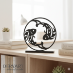 Balık Burcu Metal Masaüstü Dekoru