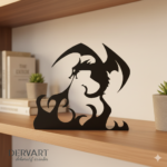 Ejderha Metal Masaüstü Dekor