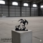 Ejderha Metal Masaüstü Dekor