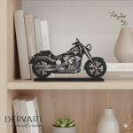 Cruiser Motosiklet Metal Masaüstü Dekor