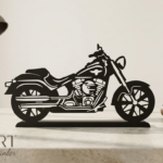 Cruiser Motosiklet Metal Masaüstü Dekor