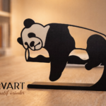 Panda Metal Masaüstü Dekor