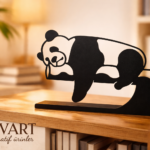 Panda Metal Masaüstü Dekor