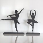 Balerin Metal Masaüstü Dekoru